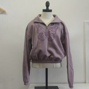 Celebrity Pink butterfly Cozy Sweatshirt size Large
